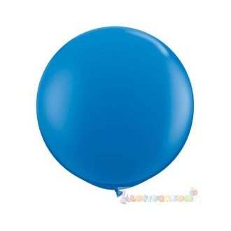 91 cm-es latex Qualatex party léggömb - sötét kék