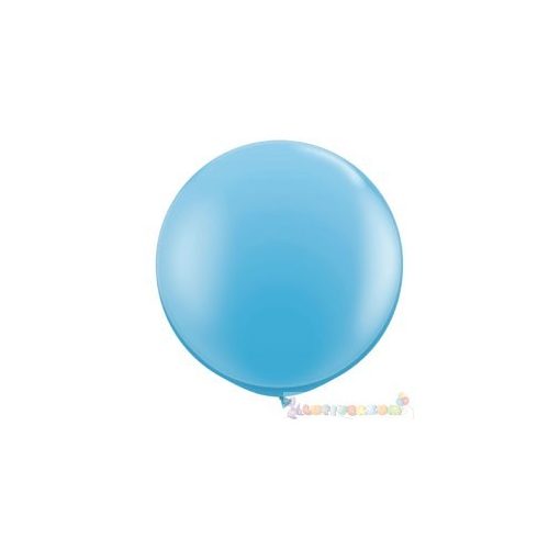 91 cm-es latex Qualatex party léggömb - világos kék