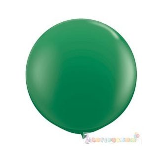 91 cm-es latex Qualatex party léggömb - zöld
