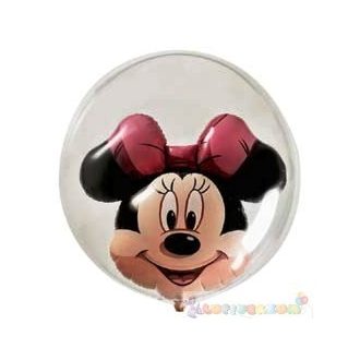 61 cm-es Minnie egeres bubbles léggömb