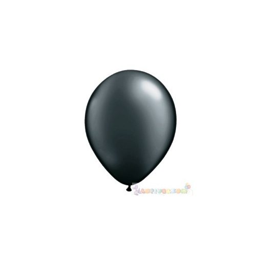 28 cm-es fekete latex Qualatex party Lufi Darabra