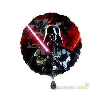 Star Wars - Darth Vader fólia léggömb - 45 cm
