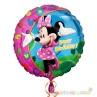 45 cm-es Minnie Mouse szülinapos fólia lufi