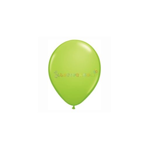 28 cm-es zöld – lime zöld latex Qualatex party Lufi Darabra