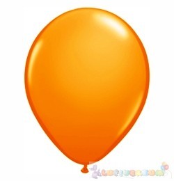 28 cm-es sárga – narancssárga latex Qualatex party Lufi Darabra