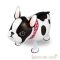 Sétáló francia bulldog fólia lufi - 50 cm