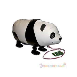 Sétáló pandamaci fólia lufi - 50 cm