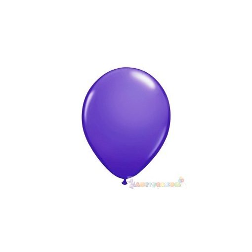28 cm-es lila - sötét latex Qualatex party Lufi Darabra