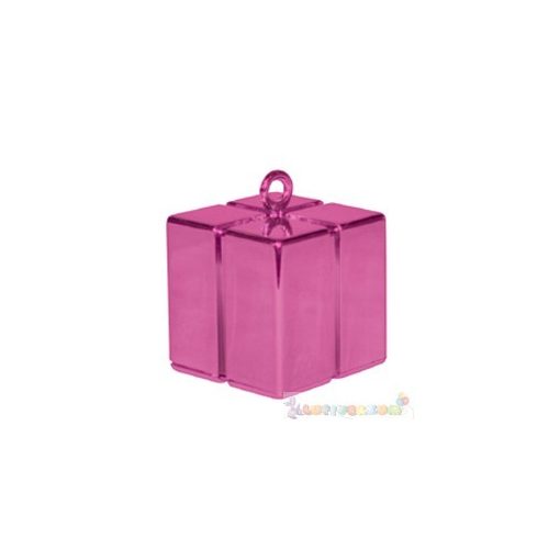 Magenta rózsaszín ajándékdoboz léggömbsúly - 110 gramm