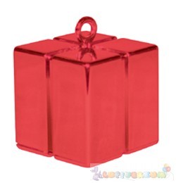 Piros ajándékdoboz léggömbsúly - 110 gramm