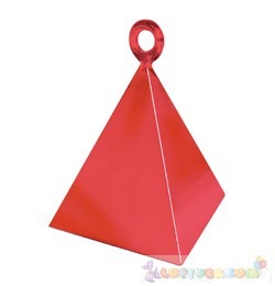 Piros piramis léggömbsúly - 110 gramm