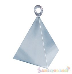 Ezüst piramis léggömbsúly - 110 gramm