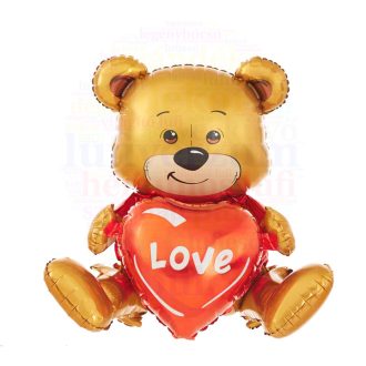 Macis LOVE levegős fólia lufi 45 cm x 50 cm