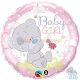 Tatty Teddy Baby Girl Fólia Lufi Babaszületésre 45 cm