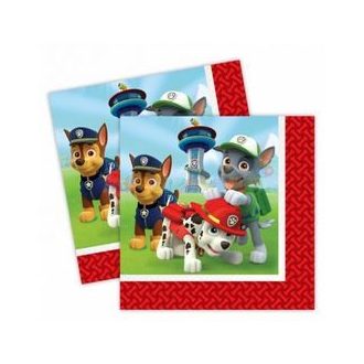   Mancs Őrjárat Papír Parti Szalvéta - 33 cm x 33 cm, 20 db-os
