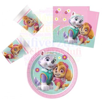   Skye and Everest, Mancs Őrjárat party szett 36 db-os 20 cm-es tányérral