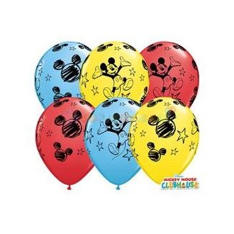 28 cm-es Mickey Egér latex Léggömb darabra