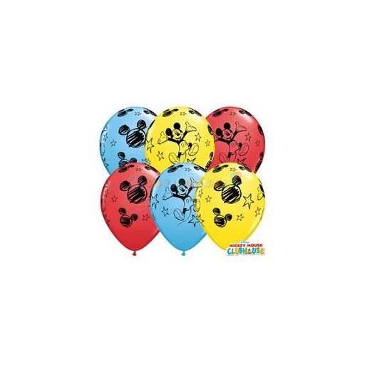 28 cm-es Mickey Egér latex Léggömb darabra