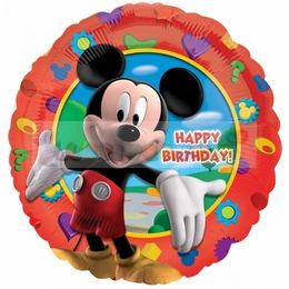 Mikiegér - Happy Birthday Mickey's Clubhouse - Fólia Lufi 45 cm