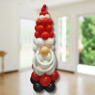 Mikulás - lufi dekoráció - 150 cm