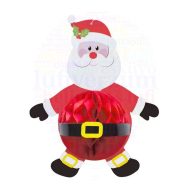 Mikulás Méhsejtpapír Dekoráció - 36 cm