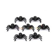Fekete Mini Pókok - Dekoráció Halloween-ra