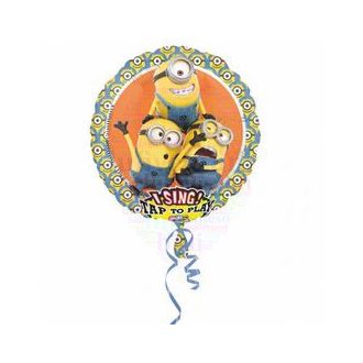 Minion - Despicable Me Éneklő Szülinapi Fólia Lufi 71 cm
