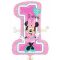 Minnie Egér Első Szülinapi Super Shape Fólia Lufi