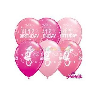 28 cm-es Minnie Mouse Születésnapi Lufi Darabra