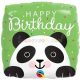 Mosolygó Panda Happy Birthday Szülinapi Fólia Lufi
