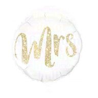 Mrs. Feliratú Glitter Gold Fólia Lufi