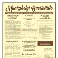 Munkahelyi búcsúztató újság