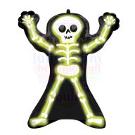   Neon Csontváz - Neon Skelly Super Shape Fólia Lufi Halloween-re