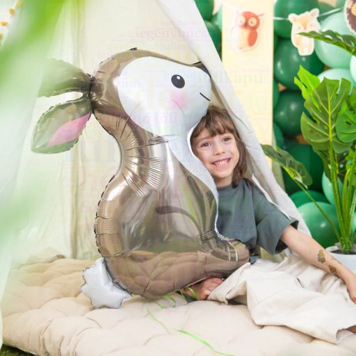 Nyuszi fólia lufi 67x80 cm