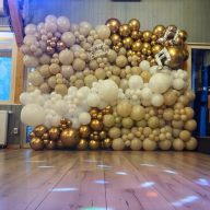   Léggömb fotó háttér lufiból - organic - 210 cm x 300 cm