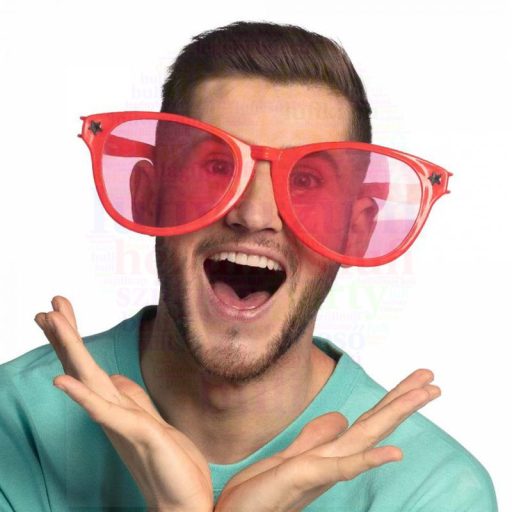 Óriás Napszemüveg - Piros