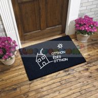 Vicces gumis lábtörlő - Otthon édes otthon