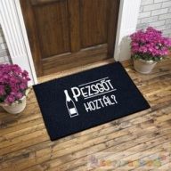 Vicces gumis lábtörlő - Pezsgőt hoztál?