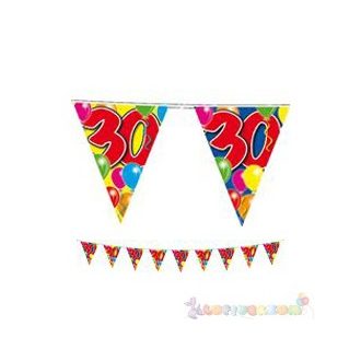10 méteres 30-as számos Szülinapi zászlófüzér