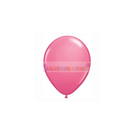 28 cm-es rózsaszín – sötét latex Qualatex party Lufi Darabra