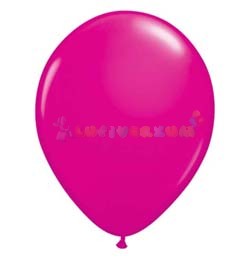 28 cm-es rózsaszín – vadmálna/magenta latex Qualatex party Lufi Darabra