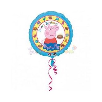 Peppa malac születésnapi fólia léggömb