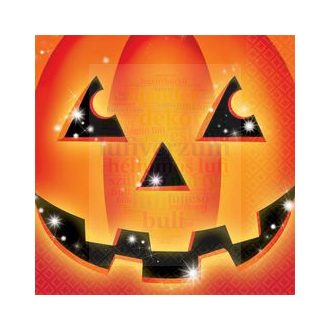   Perfect Pumpkin - Tök Mintás Parti Szalvéta - 33 cm x 33 cm, 16 db-os