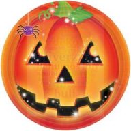   Perfect Pumpkin - Tök Mintás Parti Tányér - 23 cm, 8 db-os