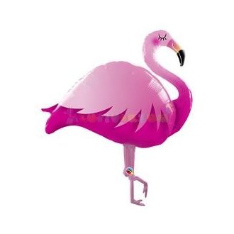 Pink Flamingó Super Shape Fólia Lufi