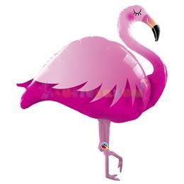 Pink Flamingó Super Shape Fólia Lufi