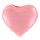Pink szív fólia lufi - 45 cm
