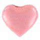 Pink szív fólia lufi - 45 cm
