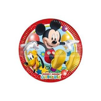 Mikiegér Playful Mickey Parti Tányér - 20 cm, 8 db-os