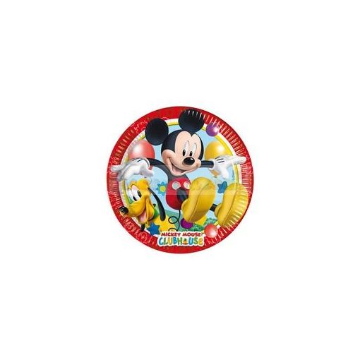 Mikiegér Playful Mickey Parti Tányér - 20 cm, 8 db-os